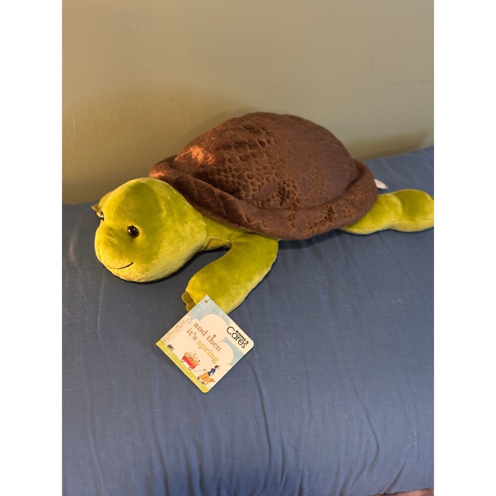 New Kohls Cares Turtle Plush And Then It's Spring Green Stuffed Animal Toy Tag